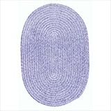Spring Meadow Amethyst Braided Indoor/Outdoor Rug Size: Oval 7' x 9'