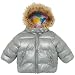 Baby : reversible puffer jacket(silver 18mos)