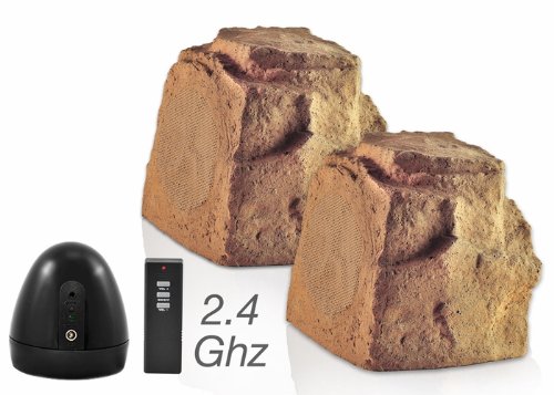 OSD Audio WR150 Brown Bargain ∣ ⊳ Best Selling price OSD Audio WR150 Wireless Outdoor 2. 4GHz Rock Speaker Pair (Brown)
