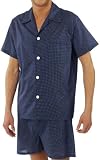 Derek Rose Men &acute; s Shortie Pajama Set - cod. B0028K33PY