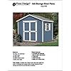 Classic Gable Storage Shed Project Plans -Design #20808
