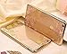 iPhone 6/6s Crystal TPU Cover-Aurora Fashion Transparent Hard PC + TPU Graden Flower Case with Original Swarovski Element for iPhone 6/6s 4.7 Inch(Gold+Pink)