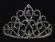Quinceanera Tiara - Rhinestones - Silver Toned - 2in.