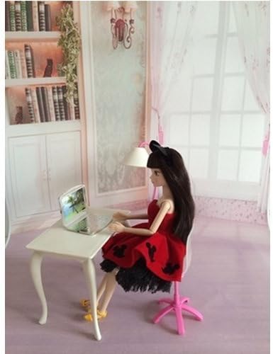 Working desk 4 piece set Barbie, Jenny, Bryce, such as 1/6 Doll