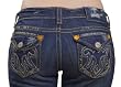 MEK Denim by Miss Me Oaxaca Premium Jeans 31 X 34 Lowrise Dark Wash Womens