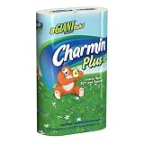 Charmin Bathroom Tissue Plus a Touch of Lotion with Aloe, 8 Giant Rolls (Pack of 5)