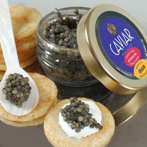 Iranian Sevruga 000 Malossol Caviar Gift Set