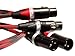 BETTERCABLES.COM Silver Serpent Anniversary Edition Red/Black Balanced XLR Audiophile Audio Cables (Pair - 2 Cables) - High-End, High-Performance, Silver/Copper Hybrid, Low-Capacitance - 10 Feet