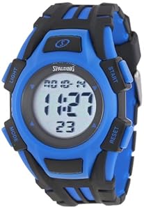 Spalding Men's SP1000-102 Hard Court Durable Blue Digital Watch
