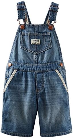 Oshkosh B' Gosh Baby Girls' Denim Shortall (9 Months)