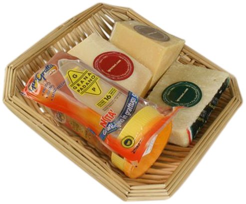 iGourmet Grating Cheese Collection Gift Tray, 2.2 lb Box by Igourmet