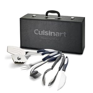 Click here to buy Cuisinart 6-Piece Master Grill Tool Set by Cuisinart Grilling Tools.