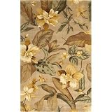 Catalina Beige / Yellow Exotics Contemporary Rug Size: 2'6 x 4'2 Rectangle