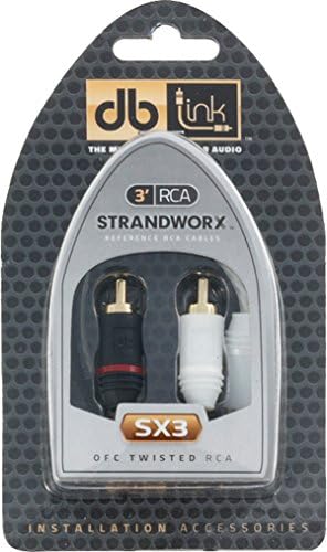 Strandworx SX3 3-Feet Strandworx Series RCA Cable