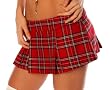 Folter TEACHERS PET Pleated Plaid MICRO MINI SKIRT- In Choice of Colors