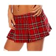 Folter TEACHERS PET Pleated Plaid MICRO MINI SKIRT- In Choice of Colors