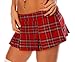 Folter TEACHERS PET Pleated Plaid MICRO MINI SKIRT- In Choice of Colors