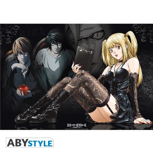 DEATH NOTE Poster Misa, L &amp; Light (98x68) デスノートポスターミサ、L＆ライト（98x68）