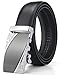 Xhtang Men's Jefferson Buckle with Automatic Ratchet Leather Belt