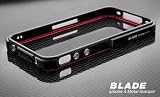 Blade Premium Metal Bumper for Apple iPhone 4 Black / Red