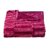 Xhilaration® Fur Throw - Pink (50x60)