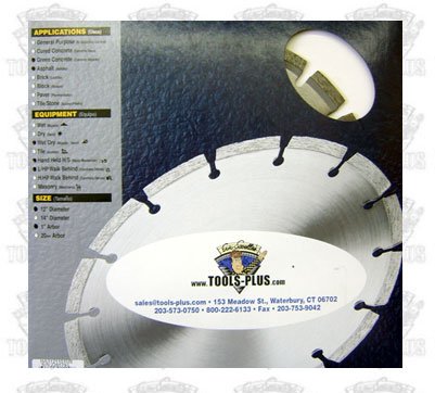 Lackmond HA312110US 12\ x .110 x 1\ Wet/Dry Asphalt Diamond Blade