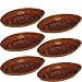 Football Mini 6 1/2in x 4 1/4in Snack Trays 6ct