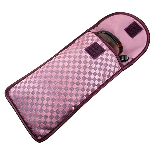 Soft Eyeglass Case, Velcro Flap Closure, Satin Fabric