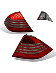 Automotive Parts and Accessories: SPPC L.E.D Taillights Red/Smoke For Mercedes Benz S Class W220 - (Pair) - SPPC