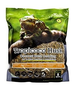 Galapagos 05014 Tropicoco Coconut Husk Bedding, 8-Quart, Natural