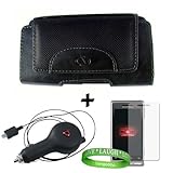 Motorola DROID 2 Android Phone A955 Accessories Kit: Black Marqee Leather H ....