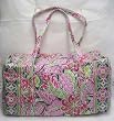 Vera Bradley Large Duffel Bag in Pinwheel Pink