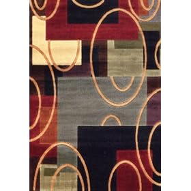Kathy Ireland Elipse MULTI 8' X 10' Rug