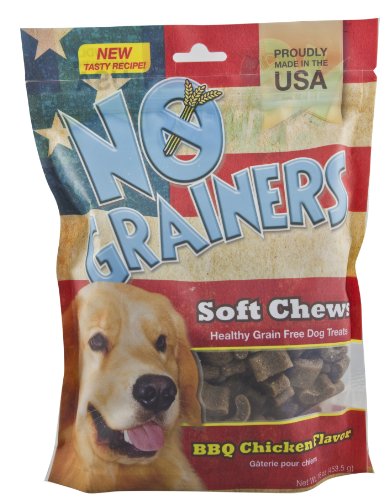 No Grainers by Nootie Soft Chews for Dogs, 16-Ounce, BBQ Chicken