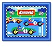 Vroom Large Blue Personalized Print