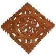 Hand-carved 16" Camphor Wood Symbol Of "Fortune And Prestige" Wall Hanging