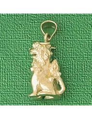 Dazzlers Solid 14 karats Gold 3D Dragon Charm Pendant available in three colors from jewelsberry (weights: 9.4 grams only)