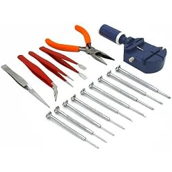 15 Screwdrivers Watch Band Pin Link Remover Plier Tools
