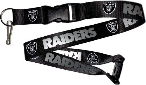 NFL Schlüsselband Lanyard Oakland Raiders
