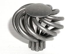 Top Knobs-Normandy Collection M616 Large Flower Twist Knob in Pewter
