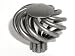 Top Knobs-Normandy Collection M616 Large Flower Twist Knob in Pewter