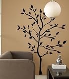 Reusable Decorative Tree Branches Wall Appliques Stickers