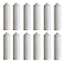 12/Pk of Unmounted Silicon Carbide Polishers Coarse Grit White Bullet Jewelry Metal Cleaning Polishing