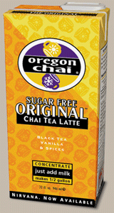 Oregon Chai Sugar Free Original Single Flavor Case (Twelve 32 oz Cartons) by Oregon Chai