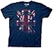 Ripple Junction Doctor Who Tardis Union Jack Glow Adult T-Shirt