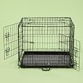 Dog Cages Puppy Crate Medium Black Cat Folding Metal Cage 30" DELIVERY FROM �3.50** See Product Description