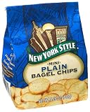 New York Style Mini Bagel Chips Plain, 5.25-Ounce Units (Pack of 12)