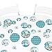 Big Dot of Happiness Arctic Polar Animals - Winter Baby Shower or Birthday Party Giant Circle Confetti - Party Decorations - Large Confetti 27 Count