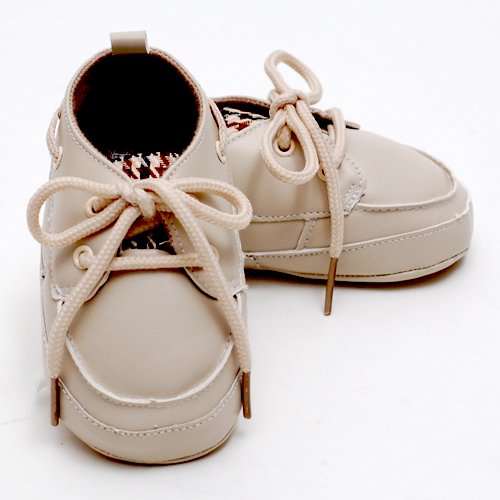 Infant Baby Boy Beige Soft Sole Casual Shoes Footwear Size 1-4