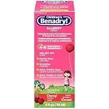 Benadryl Benadryl Childrens Allergy Liquid Cherry 4 Fluid Ounces Box (300712333176)